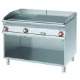 Fry Top elettrico professionale piastra 2/3 liscia 1/3 rigata in acciaio Allforfood FTLR/712ET3 linea ELLE