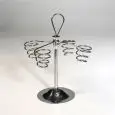 Portaconi 4 Posti  in Acciaio Inox - CIANA PIETRO - Codice 1537 - Imballo confezione da n. 1 Unità