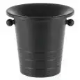 Sputacchiera Nero in Alluminio - CIANA - Codice 2038BIS - Diametro 22 cm - Altezza cm 195 - Imballo confezione da n. 1 Unità