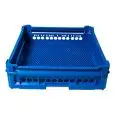 CESTO BASE MAGLIA STRETTA CON RIALZO PER LAVAGGIO MISTO - MOD. 100106 - DIMENSIONI CESTO cm L 50 X P 50 X H 12 - NORMA CE