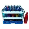 CESTO SPECIALE PER IL LAVAGGIO DI 25 BOTTIGLIE D'ACQUA DA 100 cl. - MOD. 100137 - DIMENSIONI CESTO cm L 50 X P 50 - NORMA CE