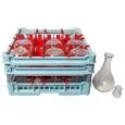 CESTO SPECIALE PER IL LAVAGGIO DI 9 BOTTIGLIE D'ACQUA DA 127 cl. - MOD. 100140 - DIMENSIONI CESTO cm L 50 X P 50 - NORMA CE