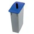 Gettacarte con coperchio slot blu, capacità lt 90 Medial Office 90 Mod 102205