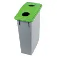 Gettacarte con coperchio a foro verde, capacità lt 90 Medial Office 90 Mod 102208