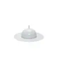 Campana Per Piatto Gourmet - COSTA VERDE Linea SATURNO - Codice 1430 - Diametro 13 cm - Imballo confezione da n. 4 Unità