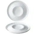 Piatto Wave White - COSTA VERDE Linea AGMA - Diametro 30 cm - Imballo confezione da n. 6 Unità
