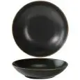 Piatto Fondo Coupe Nero - COSTA VERDE Linea SATURNO GLOOMY - Diametro 24 cm - Imballo confezione da n. 6 Unità