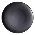 Piatto Piano Coupe Nero - COSTA VERDE Linea SATURNO ANGRY - Codice 0010 - Diametro 28 cm - Imballo confezione da n. 12 Unità
