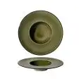 Piatto Gourmet Fondo Verde - COSTA VERDE Linea SATURNO AMBITIOUS - Codice 1434 - Diametro 18 cm - Imballo confezione da n. 4 Unità