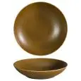 Piatto Fondo Coupe Marrone - COSTA VERDE Linea SATURNO GRUMPY - Codice 0025 - Diametro 24 cm - Imballo confezione da n. 12 Unità