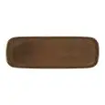 Piatto Rettangolare Marrone - COSTA VERDE Linea UNIVERSAL GRUMPY - Codice 0050 - Dimensioni cm 37x13 - Imballo confezione da n. 4 Unità