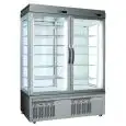 VETRINA REFRIGERATA PER PASTICCERIA - MOD. TEK/45 - STRUTTURA ESTERNA IN ALLUMINIO ANODIZZATO - VETRO BASSO EMISSIVO - TEMP. °C -5/+10 - DUE SCOMPARTI SEPARATI - ALIMENTAZIONE MONOFASE - REFRIGERAZIONE VENTILATA - VETRO ESPOSITIVO A SCELTA SU 1, 2 ,3 o 4 