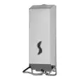 Dispenser a gomito di sapone liquido, in acciaio inox Aisi 304 finitura satinata Medial Brinox Mod 105039
