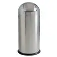 Gettacarte push in acciaio inox con finitura brillante, capacità lt 52 Medial Apollo Mod 106031