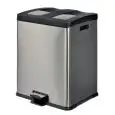 Gettacarte a pedale per la raccolta differenziata capacità lt 30x2 Medial Multiflux Mod 106505