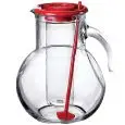 Brocca Con Rinfrescatore - BORMIOLI ROCCO Linea KUFRA - Codice 1.35729 - Capacità 220 cl 72 3/4 z - Diametro 165 mm - Altezza mm 215 - Imballo confezione da n. 6 Unità