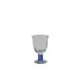 Calice Acqua Blu - MEDRI Linea MAYA STEM - Codice 9268B-CL - Capacità 26 cl 8 3/4 z - Diametro 85 mm - Altezza mm 135 - Imballo confezione da n. 6 Unità