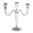 Candelabro 5 Fiamme in Silver - MEDRI - Codice S 7684 - Altezza cm 32 - Imballo confezione da n. 1 Unità