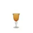 Calice Amber in Pasta di Vetro - MEDRI Linea BUBBLES - Codice GH0106WA-AM - Capacità 33 cl 11 5/8 z - Diametro 100 mm - Altezza mm 195 - Imballo confezione da n. 6 Unità