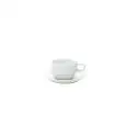 Tazza Colazione Con Piatto - MEDRI Linea RIVIERA - Capacità 27 cl - Imballo confezione da n. 4 Unità