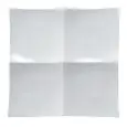Piatto Quadro 4 Scomparti - MEDRI Linea ANTIPASTIERE - Codice 4141 - Dimensioni cm 34.5x34.5 - Imballo confezione da n. 2 Unità