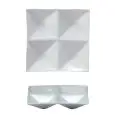 Antipastiera Quadra 4 Scomparti - MEDRI Linea ANTIPASTIERE - Codice 4099 - Dimensioni cm 16x16 - Imballo confezione da n. 6 Unità