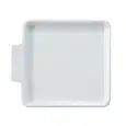 Piatto Quadro Con Manico - MEDRI Linea PLATES - Codice 13374 - Dimensioni cm 15.5x15.5 - Imballo confezione da n. 6 Unità