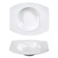 Piatto Fondo Rettangolare  - MEDRI Linea PLATES - Codice 16451 - Dimensioni cm 20.5x17 - Imballo confezione da n. 6 Unità