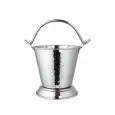 Secchiello Ghiaccio in Inox Martellato - MEDRI Linea MONTECARLO - Codice BAH-8020 - Diametro 11 cm - Altezza cm 115 - Imballo confezione da n. 1 Unità