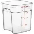 Contenitore  in Policarbonato - CAMBRO - Codice 8SFSPROCW135 - Capacità 8 lt  - Dimensioni cm 23x23 - Altezza  24 - Imballo confezione da n. 1 Unità
