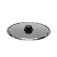 Coperchio in Inox - MEDRI Linea EASTMAN - Diametro 28 cm - Imballo confezione da n. 1 Unità