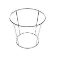 Supporto Per Piatto in Inox - MEDRI Linea EASTMAN - Dimensioni cm 25x20 - Altezza 20 - Imballo confezione da n. 1 Unità