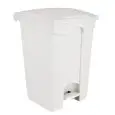 Pattumiera da interno con pedale in polipropilene bianco, capacità lt 45 Medial Contitop Mod 115450