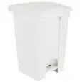 Pattumiera da interno con pedale in polipropilene bianco, capacità lt 70 Medial Contitop Mod 115750