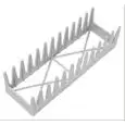 INSERTO 12 PIATTINI POLIPROPILENE - Dimensioni cm L 32 x L 10 x h 10