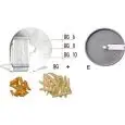 DISCHI TAGLIAVERDURA - Mod. BG - per modello chef  600 - 800 - per  BASTONCINI - da usare con disco mod. E
