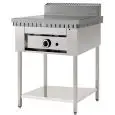 CUOCIPIADINA A GAS POLLINI - Modello C.P4 - Su gambe in acciaio inox - Piana al cromo - Portata termica KW 6,7 - Dim. ingombro cm L 65 x P 73 x H 96 - Norma CE