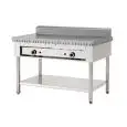 CUOCIPIADINA ELETTRICO POLLINI - Modello C.PE.8 - Su gambe in acciaio inox - Pannello di controllo digitale - Piana al cromo - Potenza KW 9 - Dim. ingombro cm L 125 x P 73 x H 96 - Norma CE