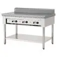 CUOCIPIADINA ELETTRICO POLLINI - Modello C.PE.8 - Su gambe in acciaio inox - Pannello di controllo digitale - Piana in acciaio inox - Potenza KW 9 - Dim. ingombro cm L 125 x P 73 x H 96 - Norma CE
