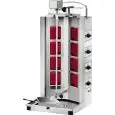 GYROS MACCHINA CUOCI KEBAB ELETTRICA - Mod. GYR 80 - STRUTTURA IN ACCIAIO INOX - CAPACITA' CARNE Kg 30-65 - Potenza 5,6 kW - TRIFASE - Norma CE