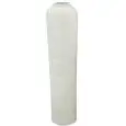 Vaso - colore bianco - Struttura in cemento, lavorazione artigianale - Modello 1184-J40L