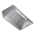 Cappa a parete in acciaio inox AISI 304 (senza motore) - filtri a labirinto - Illuminazione al neon