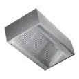 Cappa Cubika a parete in acciaio inox AISI 304 (senza motore) - filtri a labirinto