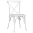 Sedia - colore bianco - Struttura in legno - Modello 1186-HT35-W