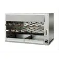 GIRARROSTO A GAS - MOD. CHURRASCO/CM13G - Motoriduttori indipendenti per ogni asta - N. 13 Spade lunghezza cm 50 - N° piani: 2 - Potenza termica 14 Kw - Allaccio MONOFASE - Dimensioni: cm L 110 x P 57 x 72 h - Norma CE