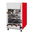 GIRARROSTO A GAS - MOD. CHURRASCO/CM8G - Motoriduttori indipendenti per ogni spada - N. 8 Spade lunghezza cm 50 - N° piani: 3 - Potenza termica 6,8 Kw - Allaccio MONOFASE - Dimensioni: cm L 45,5 x P 57,5 x 77,4 h - Norma CE