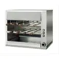 GIRARROSTO A GAS - MOD. CHURRASCO/CM9G - Motoriduttori indipendenti per ogni asta - N. 9 Spade lunghezza cm 50 - N° piani: 2 - Potenza termica 12 Kw - Allaccio MONOFASE - Dimensioni: cm L 90 x P 57 x 72 h - Norma CE