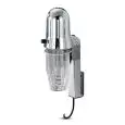 FRULLATORE PER FRAPPE' - MOD. FRAPPE1 - N. 1 BICCHIERE DA lt 0,55 - ALIMENTAZIONE V 230/50Hz MONOFASE - POTENZA W 100 - DIM. Cm L 11 X P 15 X h 36 - NORMA CE