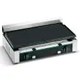 PIASTRA ELETTRICA APERTA - MOD. APER LR - N.2 PIANI DI COTTURA cm 50X25,5 (N. 1 LISCIO E N. 1 RIGATO) - POTENZA W 1800 - ALIMENTAZIONE V 230/50Hz MONOFASE - DIM. Cm L 51,5 X P 43,5 X h 17 - NORMA CE