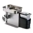 TRITACARNE E GRATTUGIA - MOD. AND 8 - Con ingranaggio - Struttura in ALLUMINIO ANODIZZATO - Motore VENTILATO MONOFASE - Norma CE
